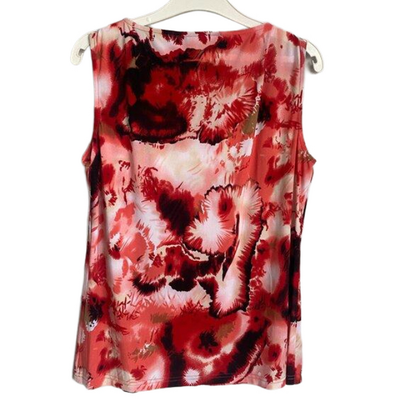 Franco Mirabelli Lua Sleeveless Stretch Tank Top Temptation Size L - Picture 4 of 4